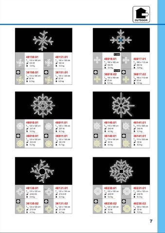 ADAMLIGHTS Adam Decolight Christmas 灯饰目录 2008 / 2009 eng fin rus 第 7 页