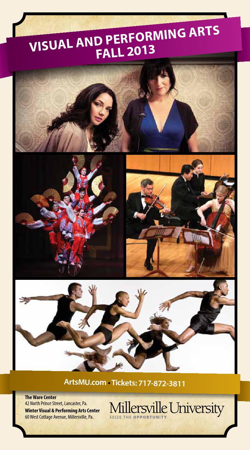 Millersville University Fall Arts Brouchure by Millersville University