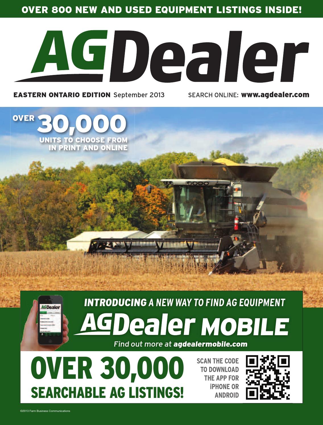 AGDealer Eastern Ontario Edition, September 2013 by Farm Business  Communications - issuu