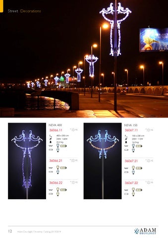 ADAMLIGHTS Adam Decolight Christmas 灯饰目录 2013/ 2014 第 12 页