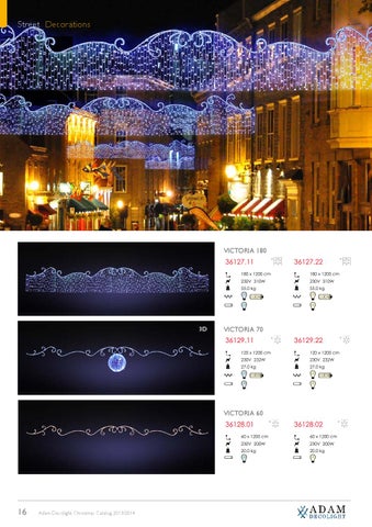 ADAMLIGHTS Adam Decolight Christmas 灯饰目录 2013/ 2014 第 16 页