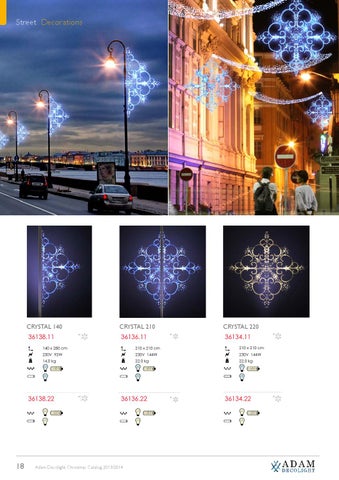 ADAMLIGHTS Adam Decolight Christmas 灯饰目录 2013/ 2014 第 18 页