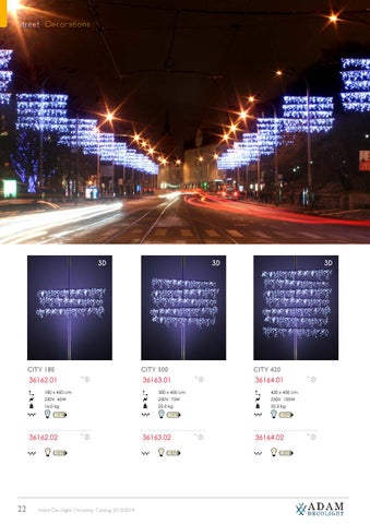 ADAMLIGHTS Adam Decolight Christmas 灯饰目录 2013/ 2014 第 22 页