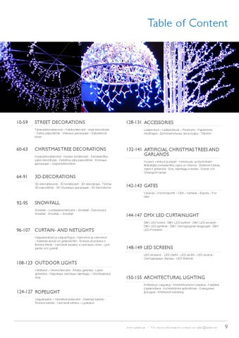 ADAMLIGHTS Adam Decolight Christmas 灯饰目录 2013/ 2014 第 9 页