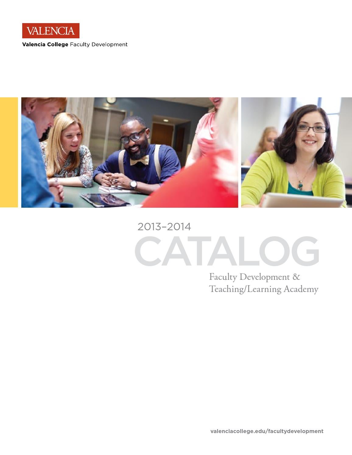 Faculty Development Catalog by Valencia College Issuu