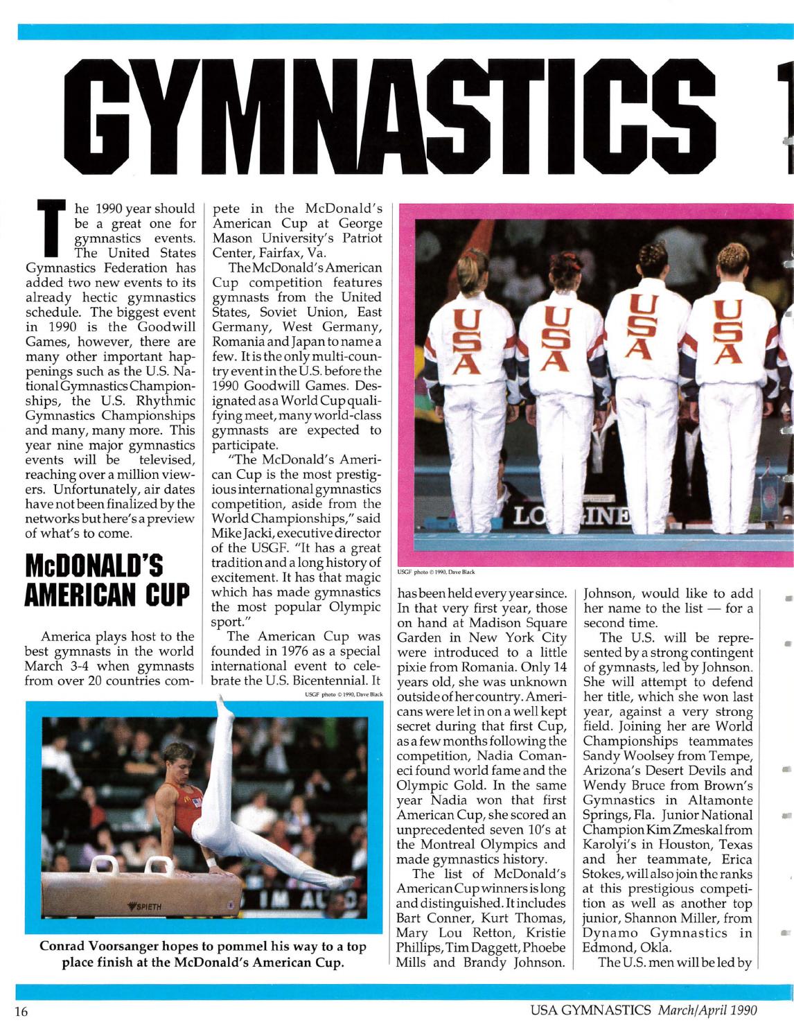 USA Gymnastics March/April 1990 by USA Gymnastics Issuu