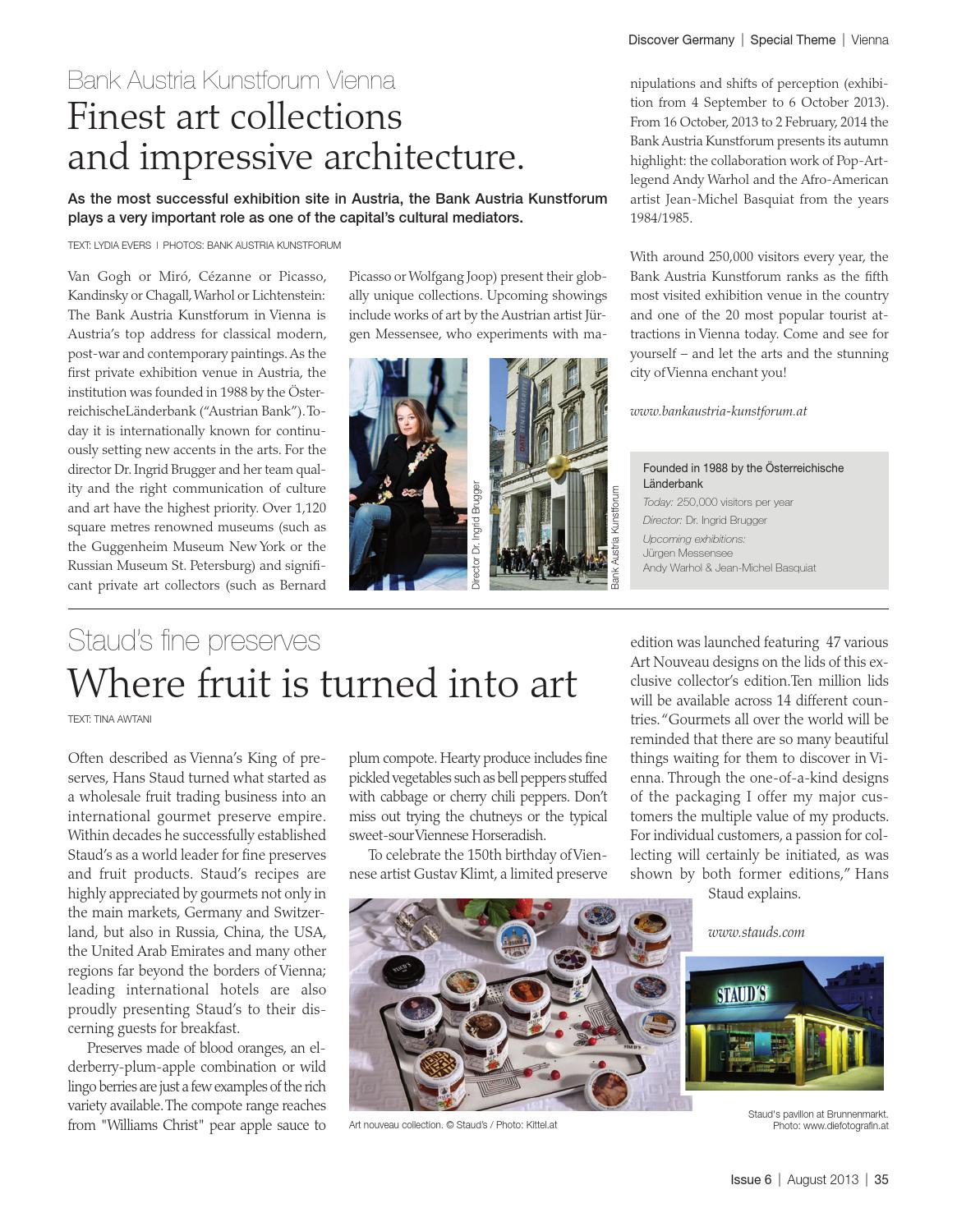 Discover Germany I Issue 6 August 2013 By Scan Group Issuu