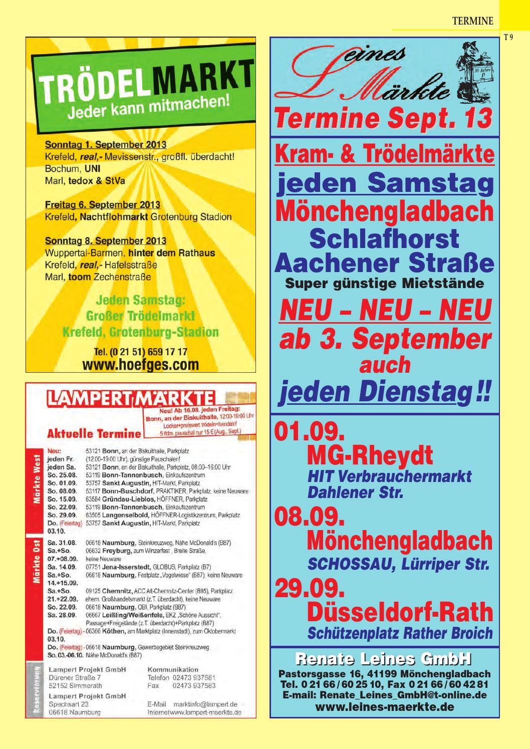 Verwunderlich Nrw Trodelmarkt Termine Bild