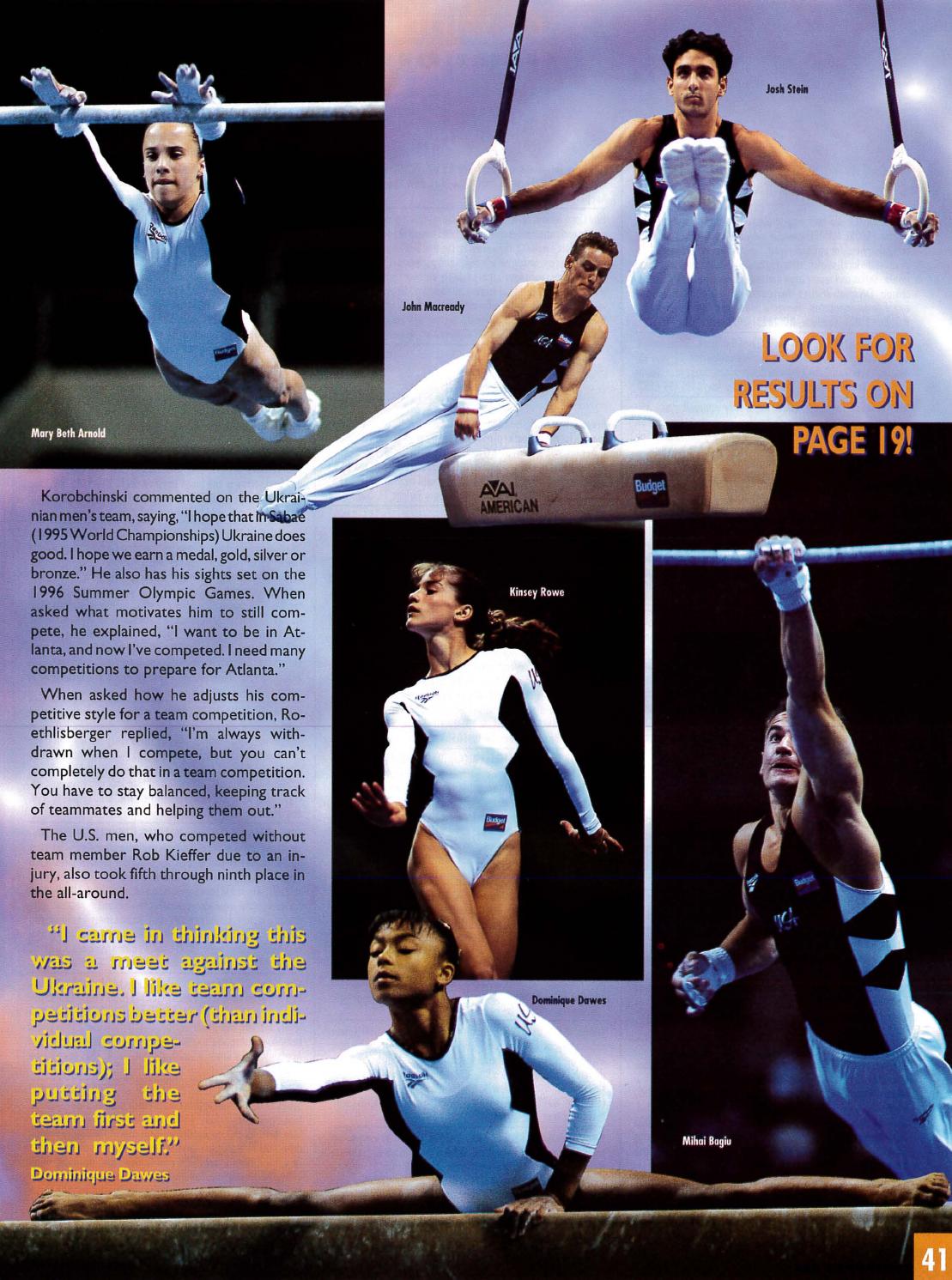 USA Gymnastics July/August 1995 by USA Gymnastics Issuu