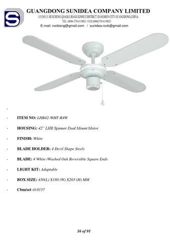 Tuv 吸顶灯 fan 目录 2013 第 17 页