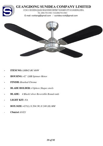 Tuv 吸顶灯 fan 目录 2013 第 20 页