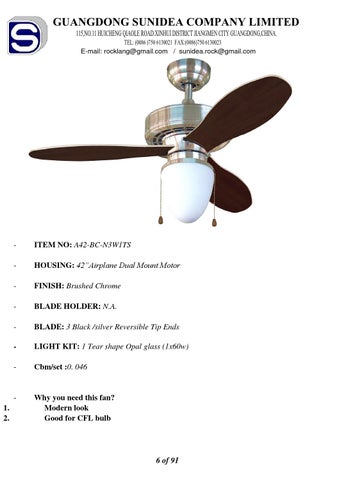 Tuv 吸顶灯 fan 目录 2013 第 7 页