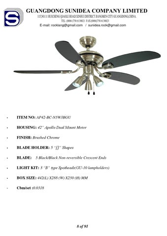 Tuv 吸顶灯 fan 目录 2013 第 9 页