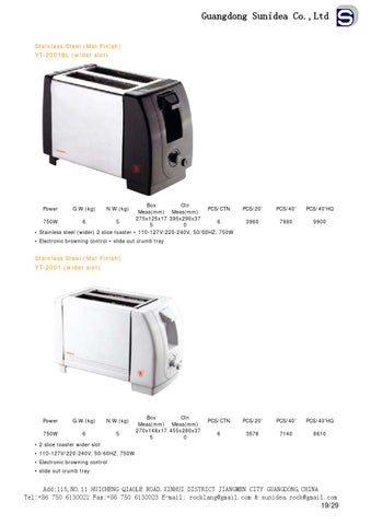 Toaster 第 20 页