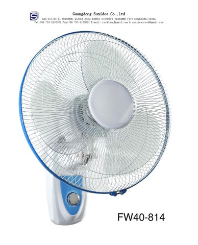 Wall fan 第 10 页
