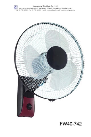 Wall fan 第 6 页