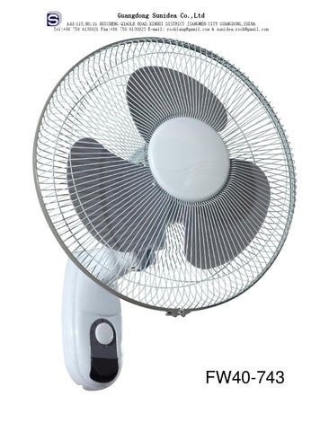 Wall fan 第 7 页