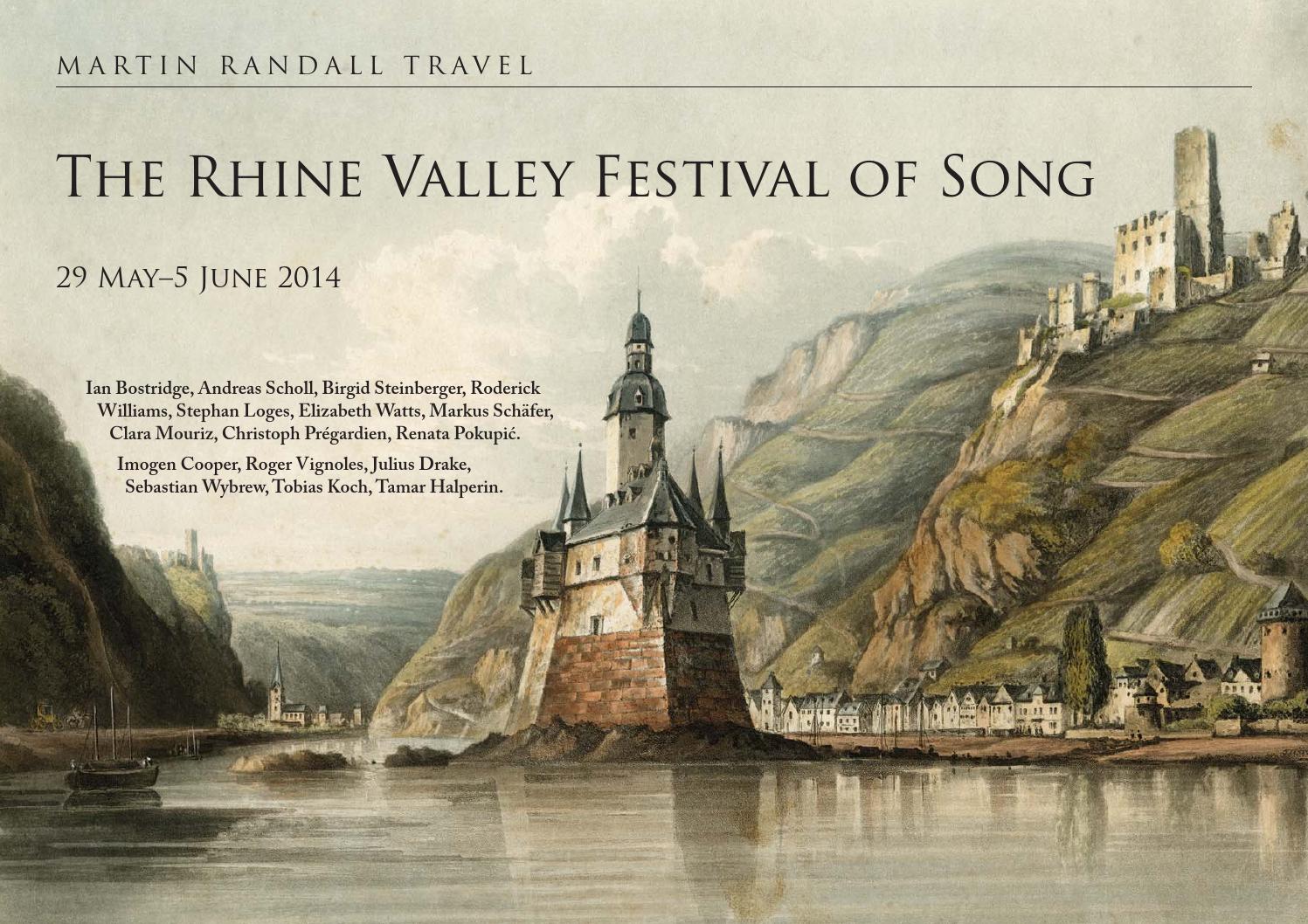 The Rhine Valley Festival of Song (29 May5 June 2014) by Martin