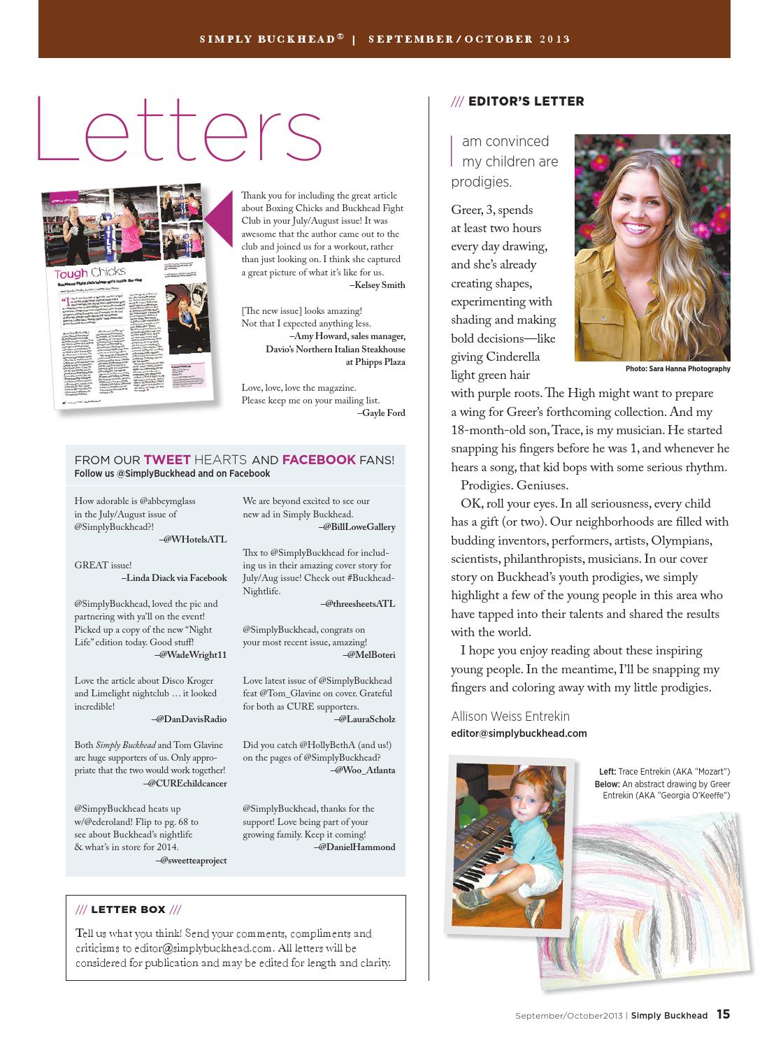 Simply Buckhead September October 2013 By Simply Buckhead Issuu