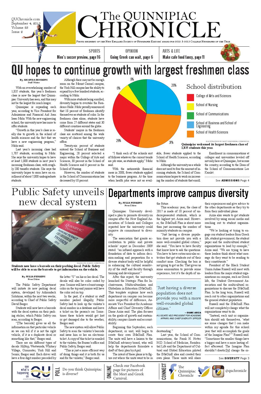 Quinnipiac admission essay