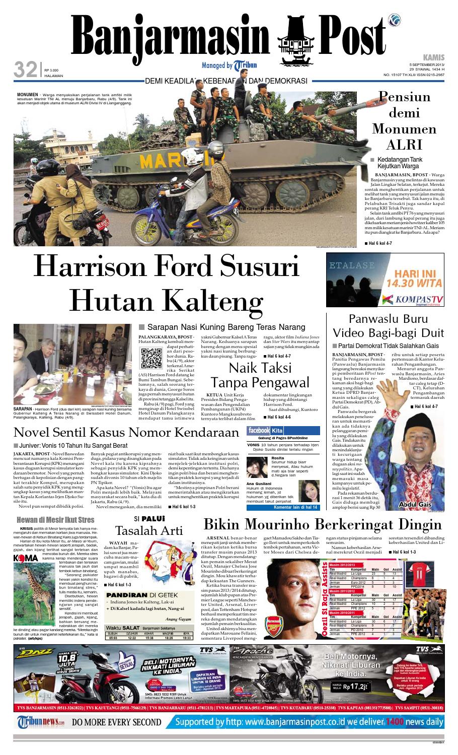 banjarmasin post kamis, 5 september 2013 by banjarmasin post issuu240 Barisan Kasir Minimarket Ini Bisa Bikin Kamu Betah Belanja Di Minimarket Guys #5