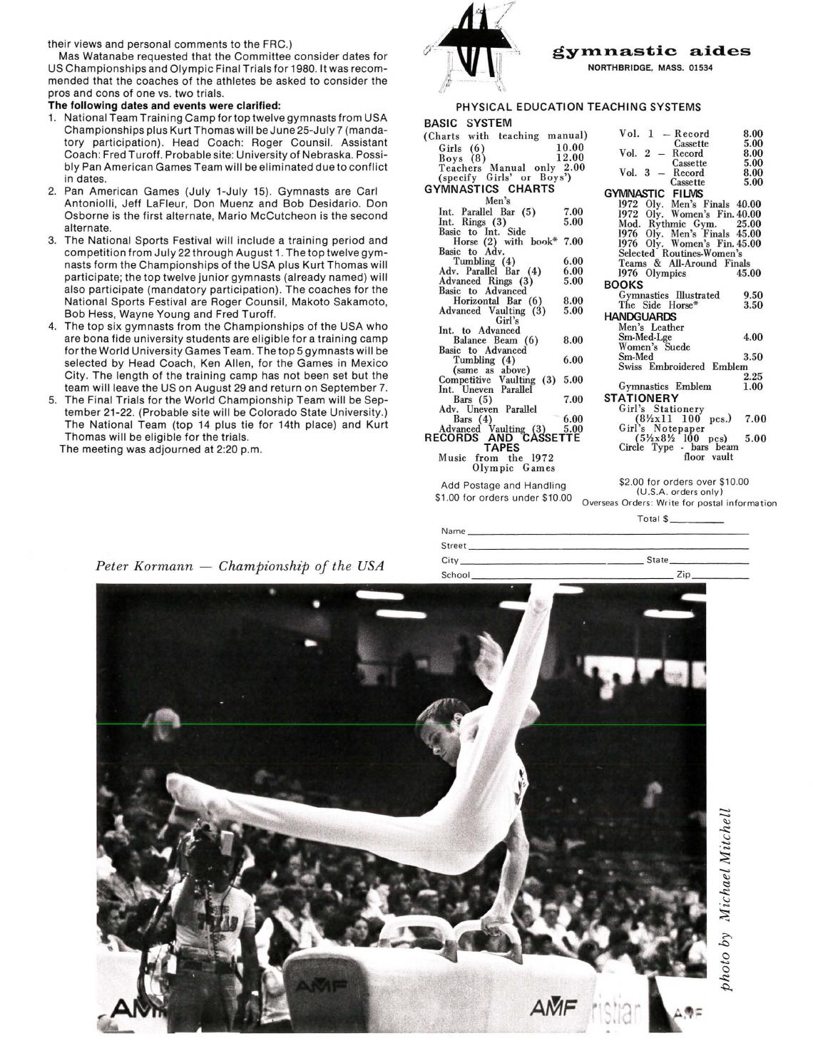 USGF News May/June 1979 by USA Gymnastics Issuu