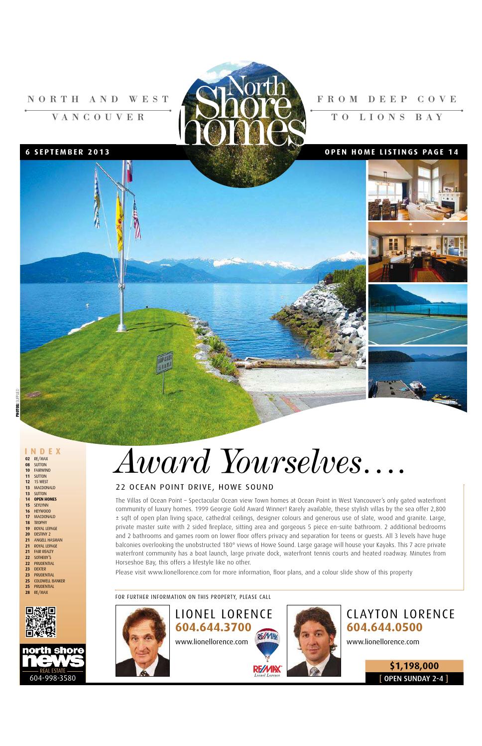 North Shore Real Estate September 6 2013 by North Shore News Issuu