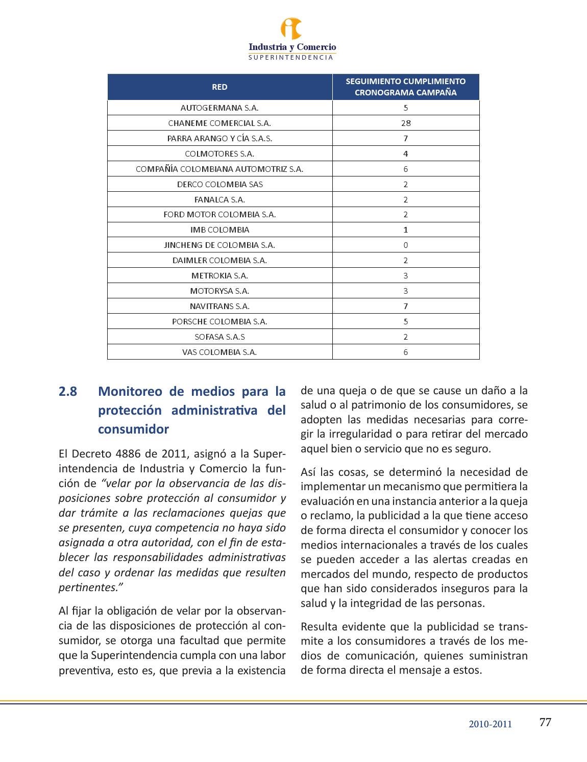 Superintendencia 2010 2012 By Superintendencia De Industria Y Comercio superintendencia-2010-2012-by-superintendencia-de-industria-y-comercio