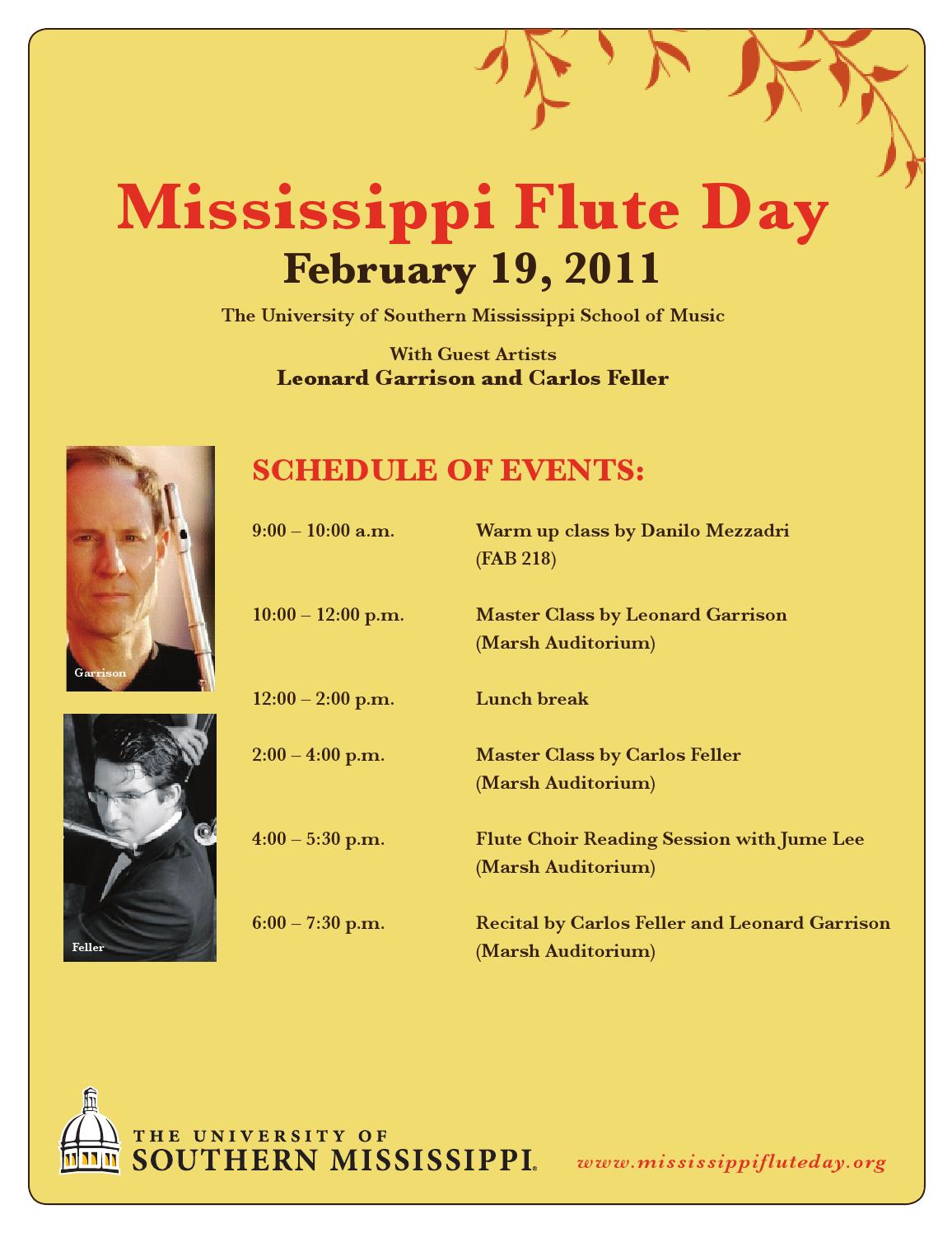 MS Flute Day 2011 by The University of Southern Mississippi School of