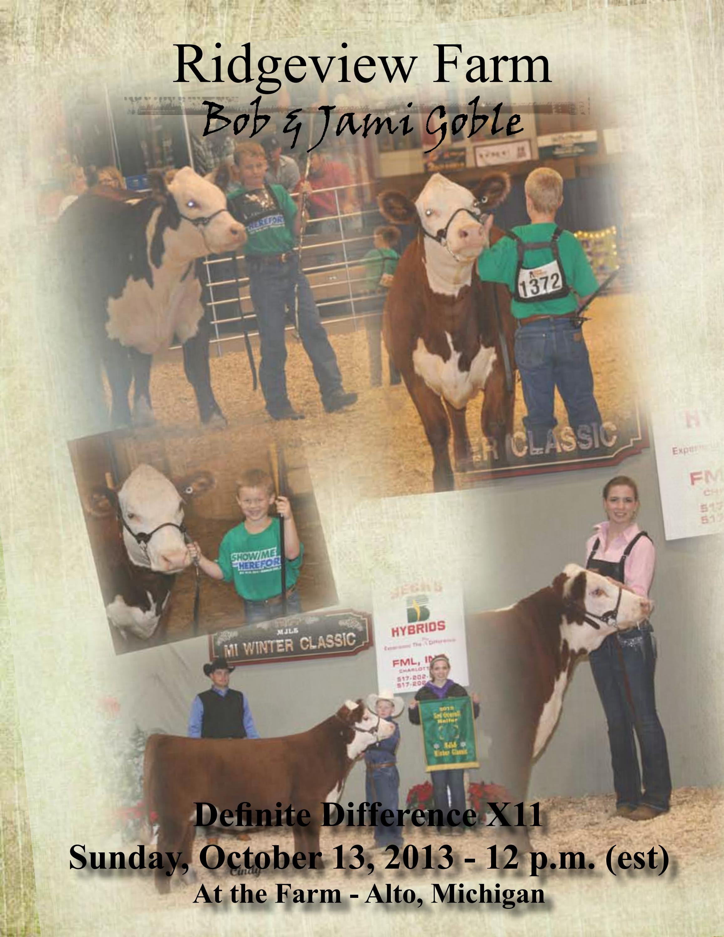 Ridgeview Farms Definite Difference XII by Cattle In Motion, LLC Issuu