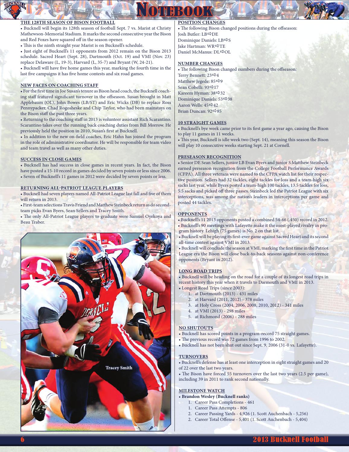 2013 Bucknell Football Guide by Bucknell University Issuu