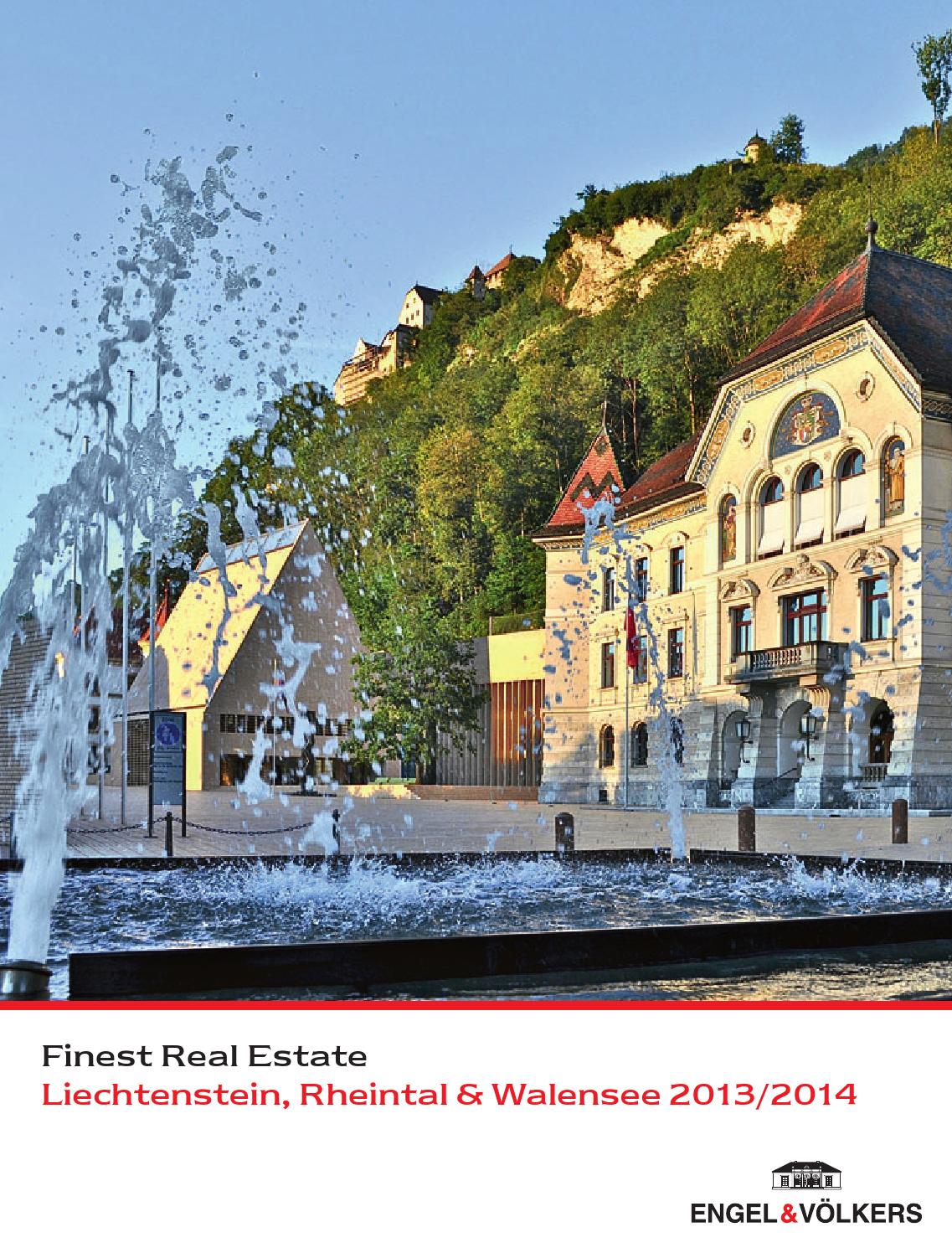 Finest Real Estate Liechtenstein,Rheintal & Walensee 2013 by Engel & Völkers Wohnen Schweiz Issuu