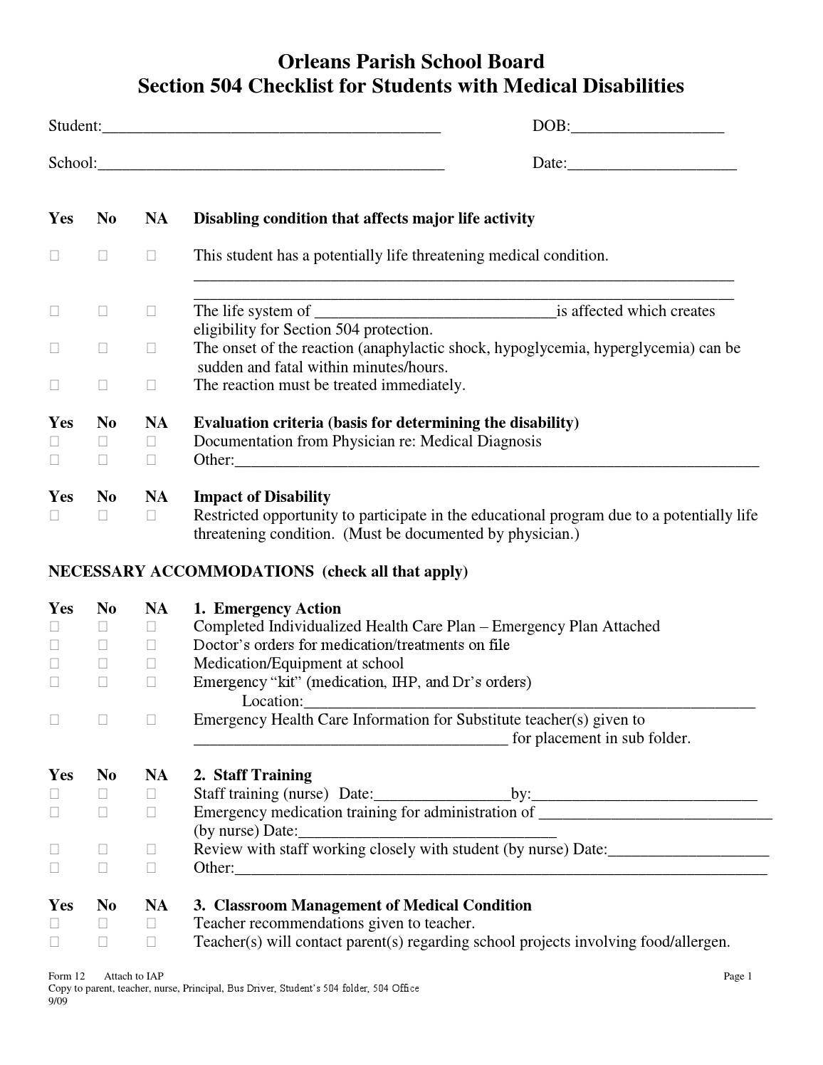 form-12-checklist-for-medical-disabilities by Peggy Abadie - Issuu