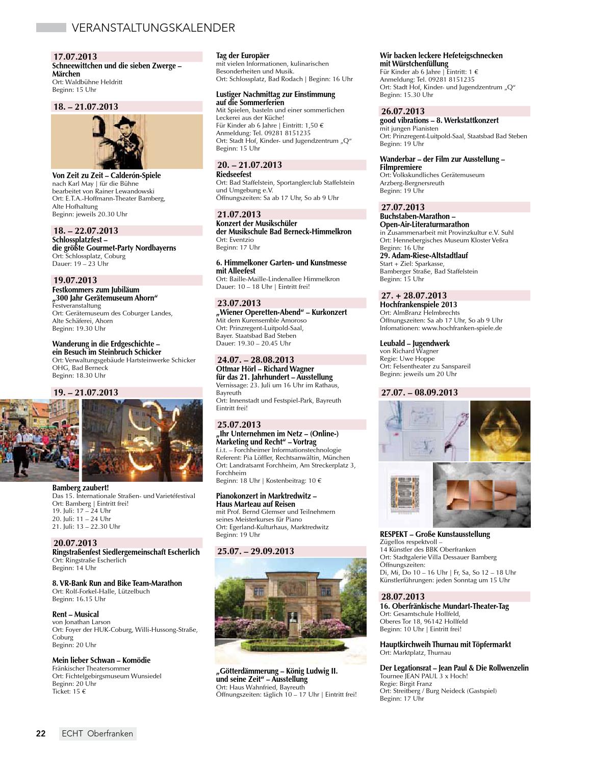 Echt Ausgabe 19 By Echt Oberfranken Issuu