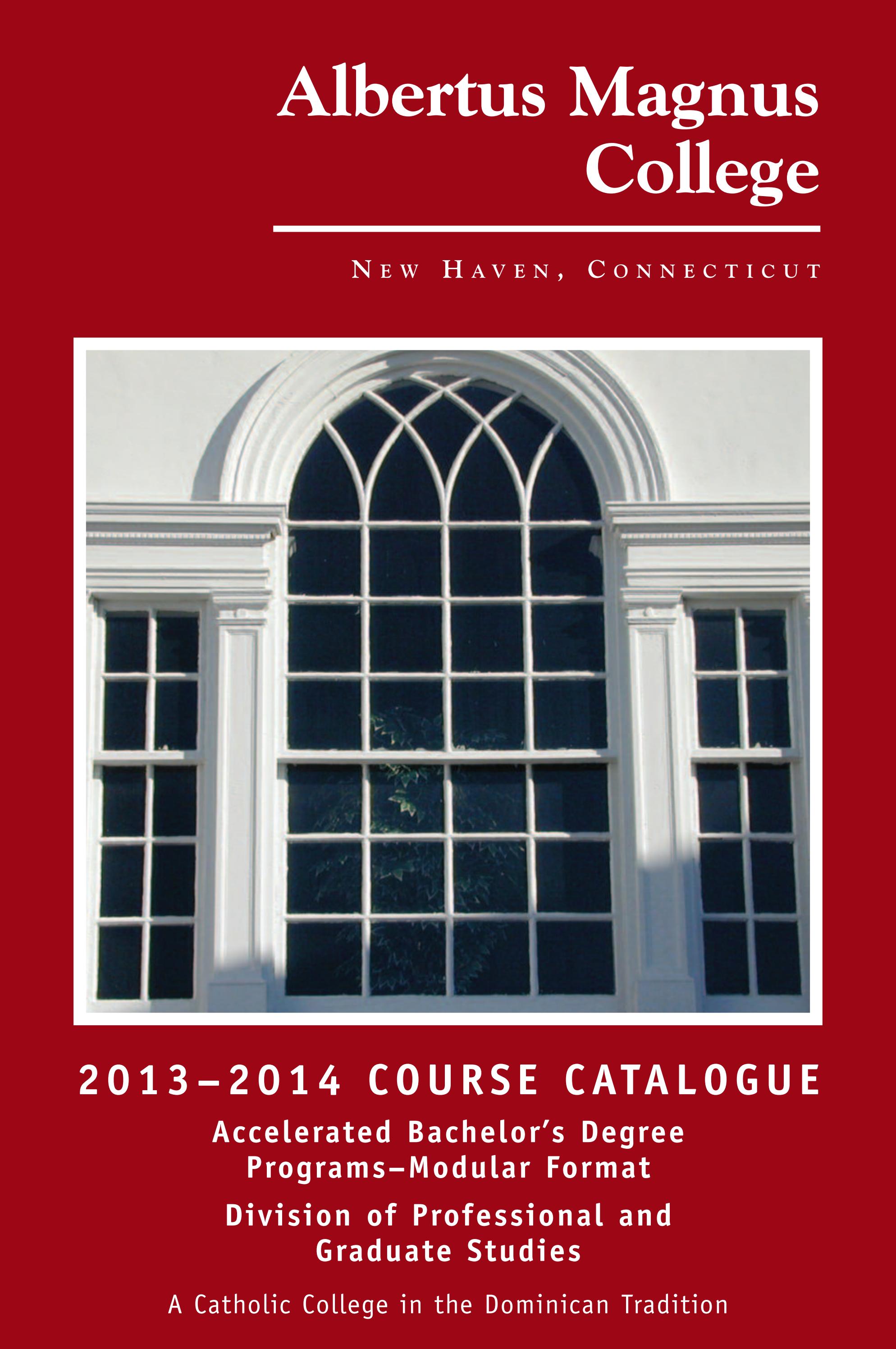 Accelerated Bachelor's Degree Programs Modular Format by Albertus