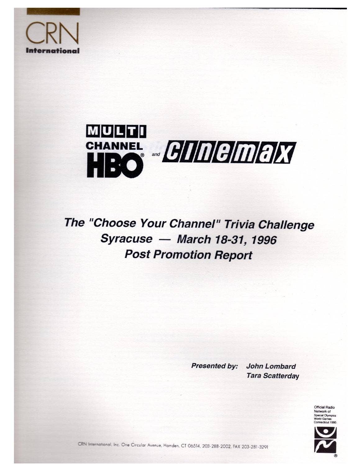HBO Promotional Campaign by Tara Scatterday - Issuu