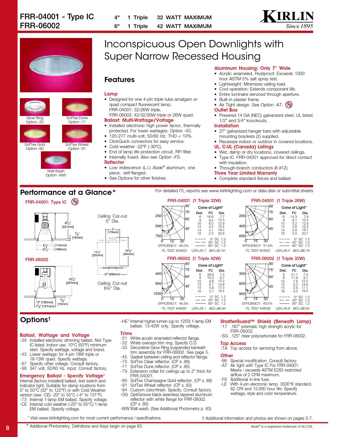 *Kirlin's Compact Fluorescent Lighting Catalog 0507FL by The Kirlin