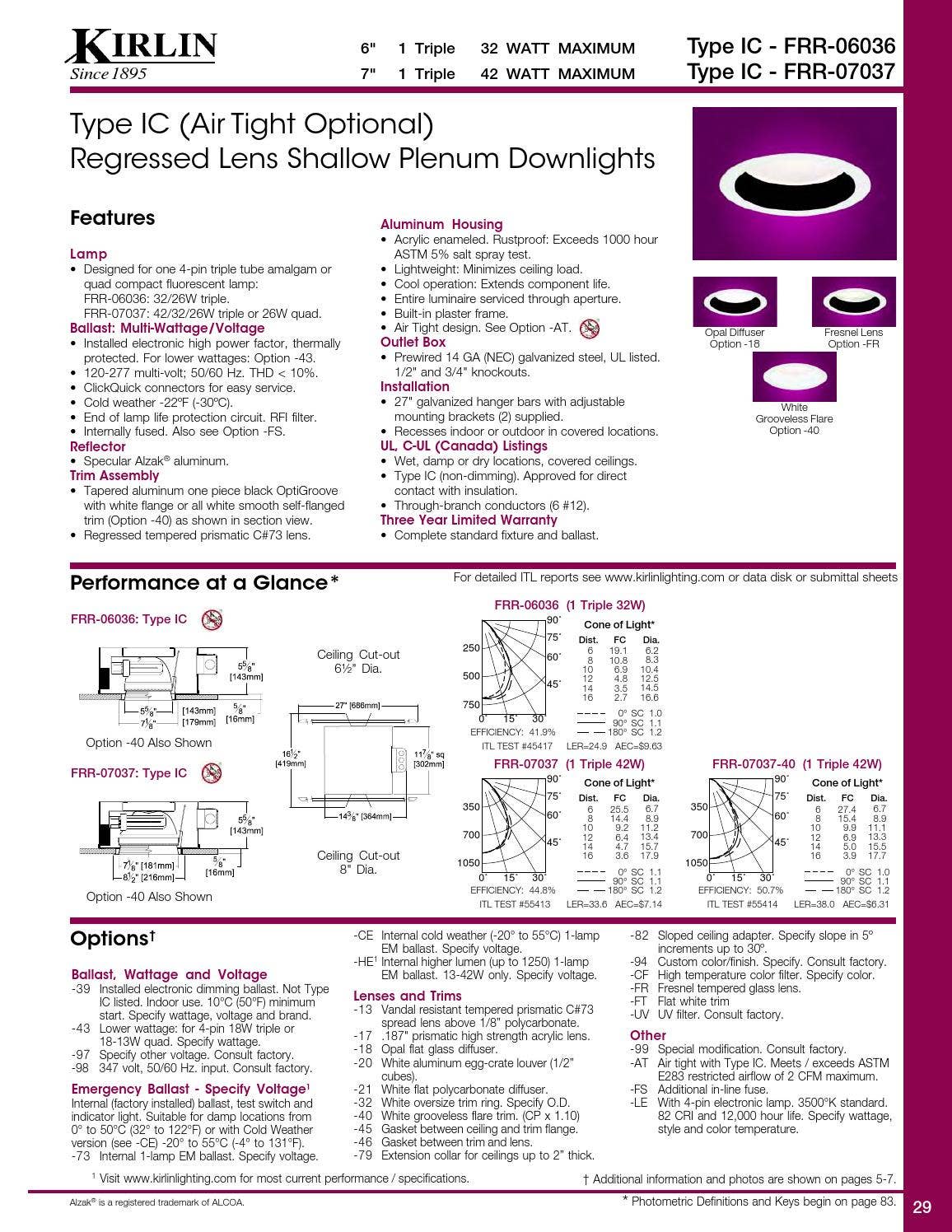 *Kirlin's Compact Fluorescent Lighting Catalog 0507FL by The Kirlin