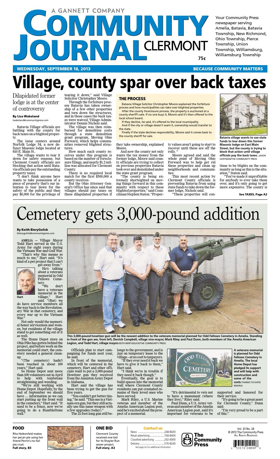 Community journal clermont 091813 by Enquirer Media Issuu