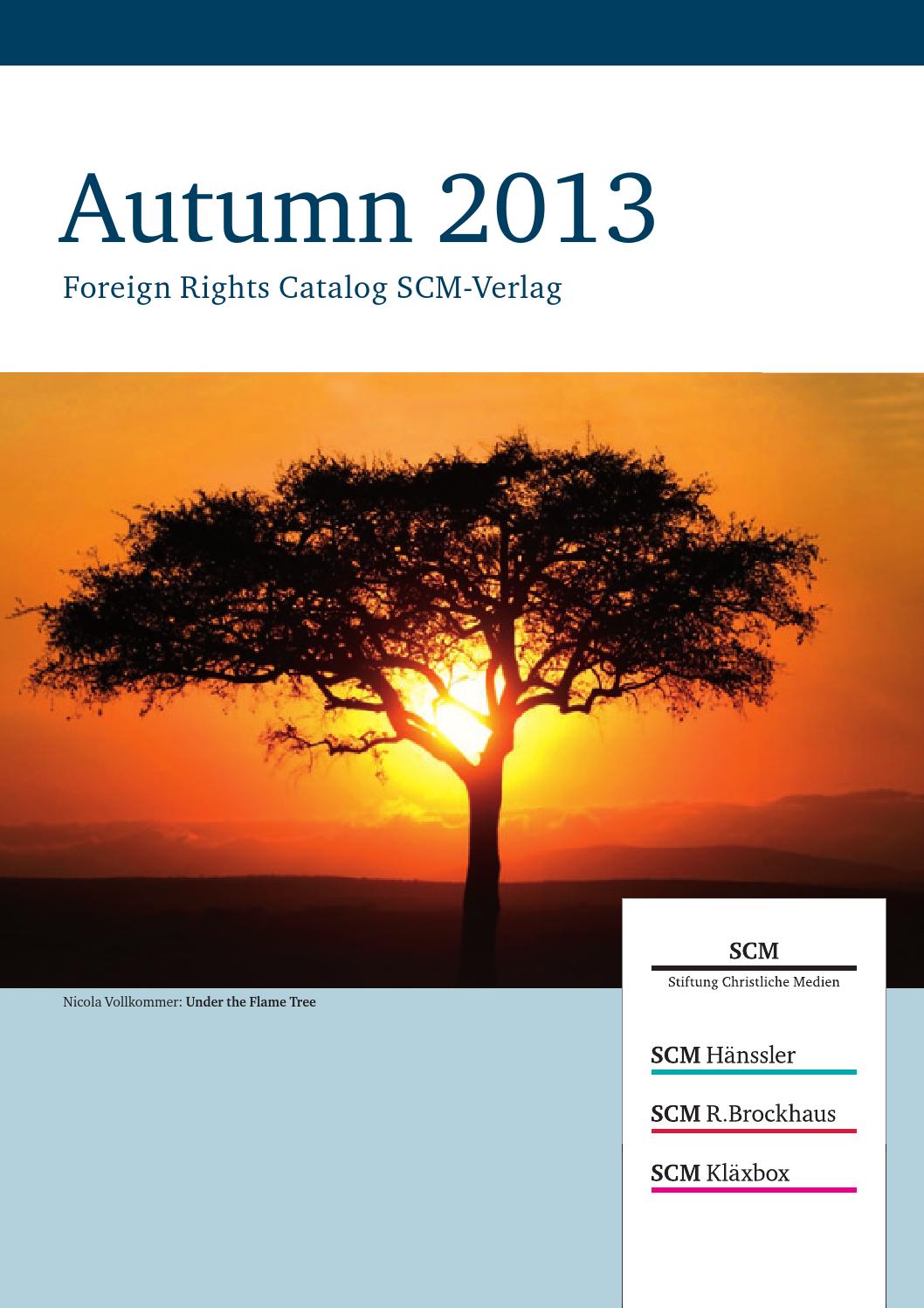 Autumn 2013 Foreign Rights Catalog SCMVerlag by SCM Verlag Issuu