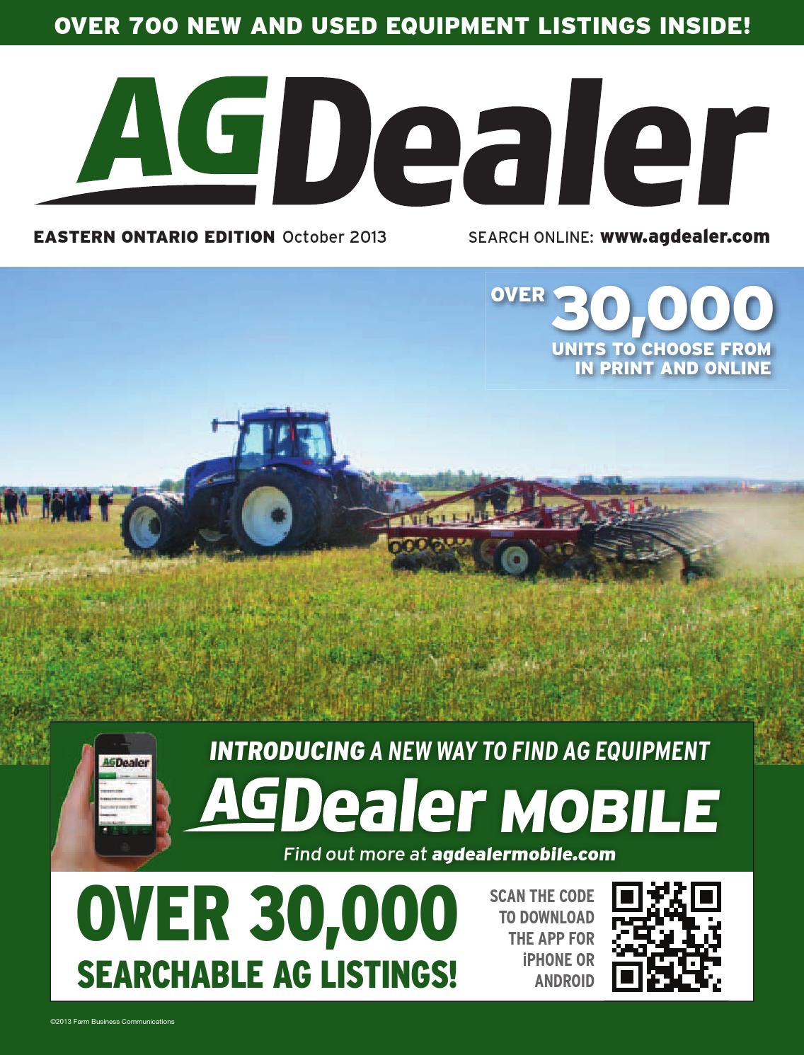 AGDealer Eastern Tario Edition October 2013 By Farm