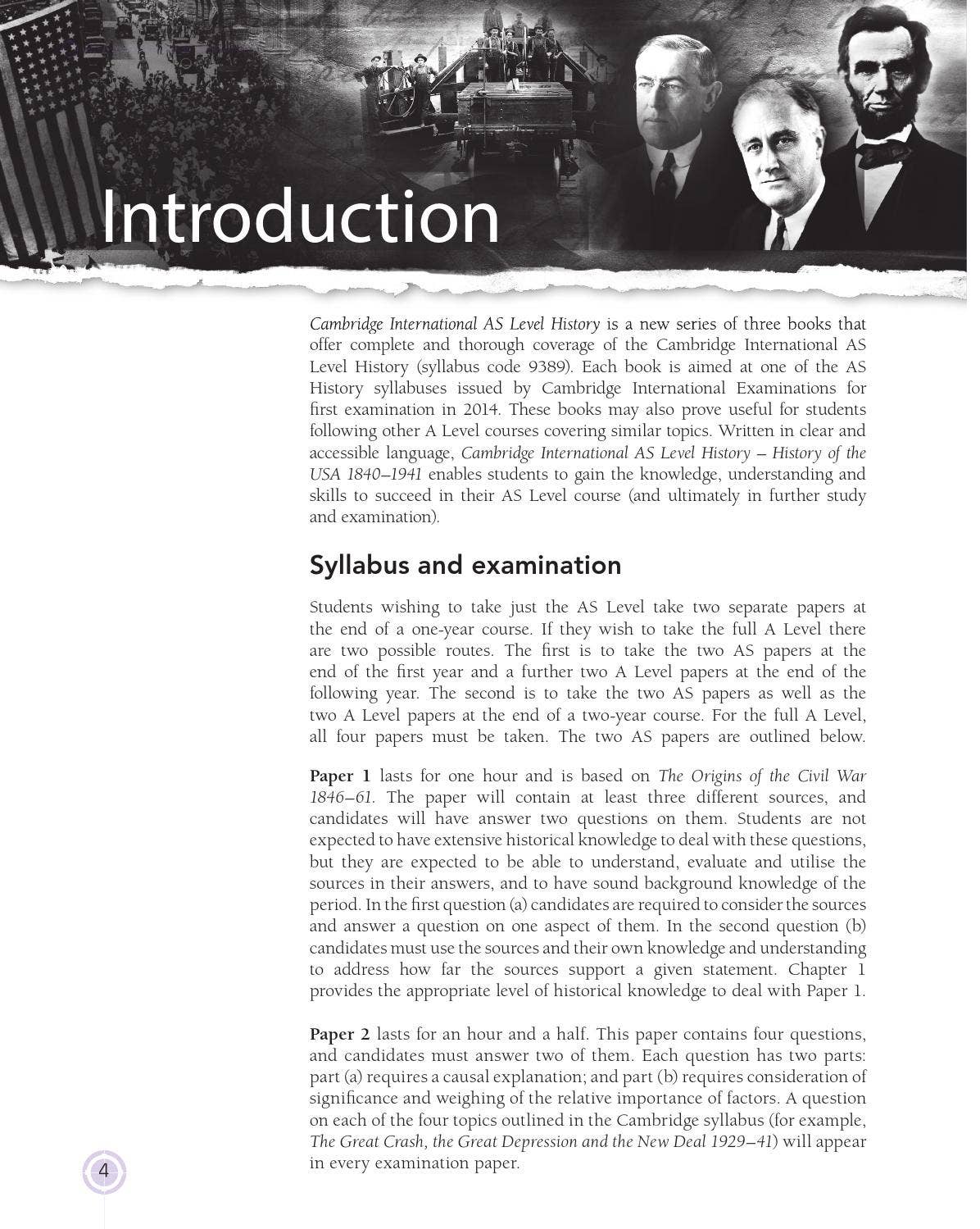 Cambridge International AS Level History of the USA 1840 - 1941 by ...