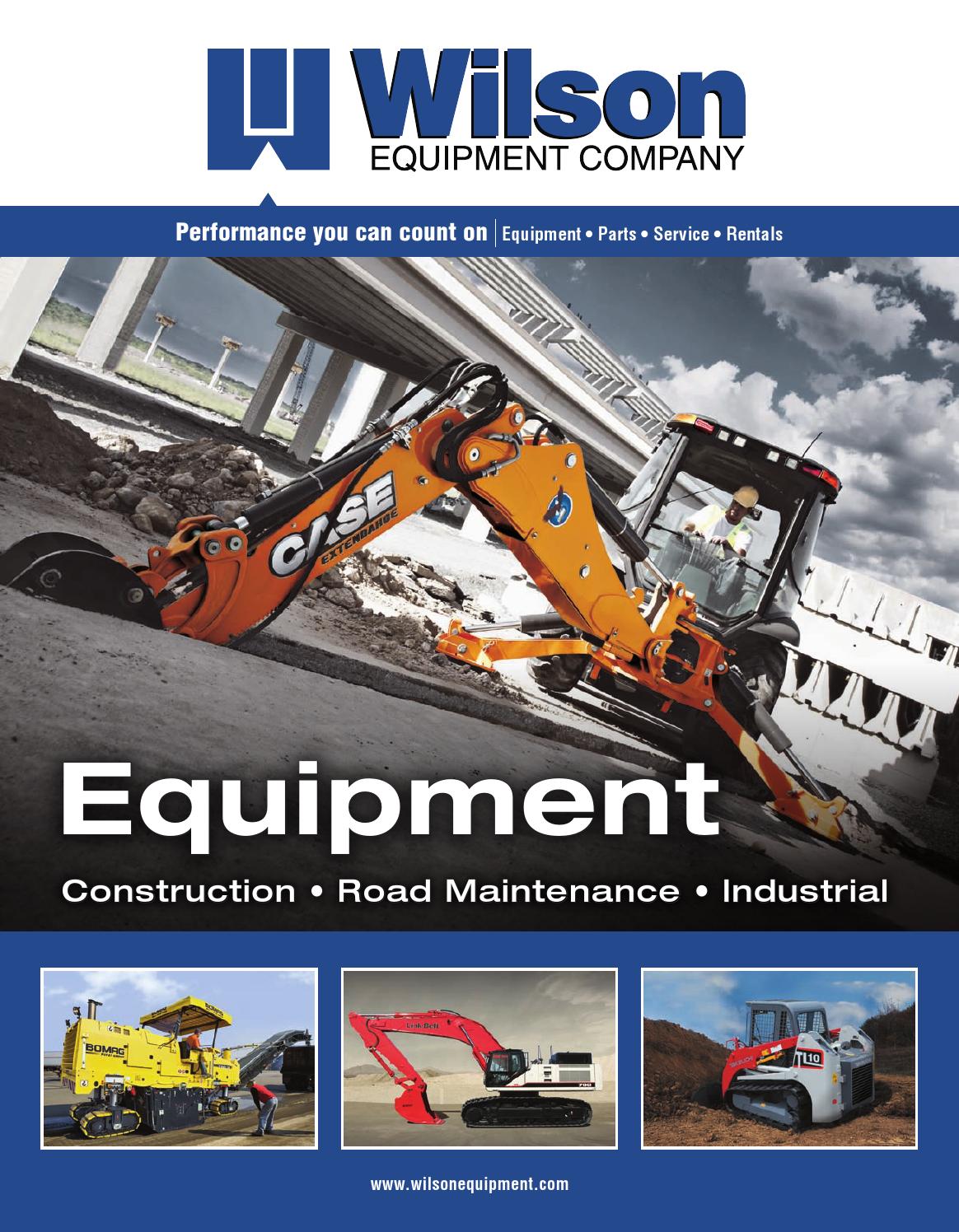 Wilson Equipment Line Brochure by Winsby Inc. Issuu