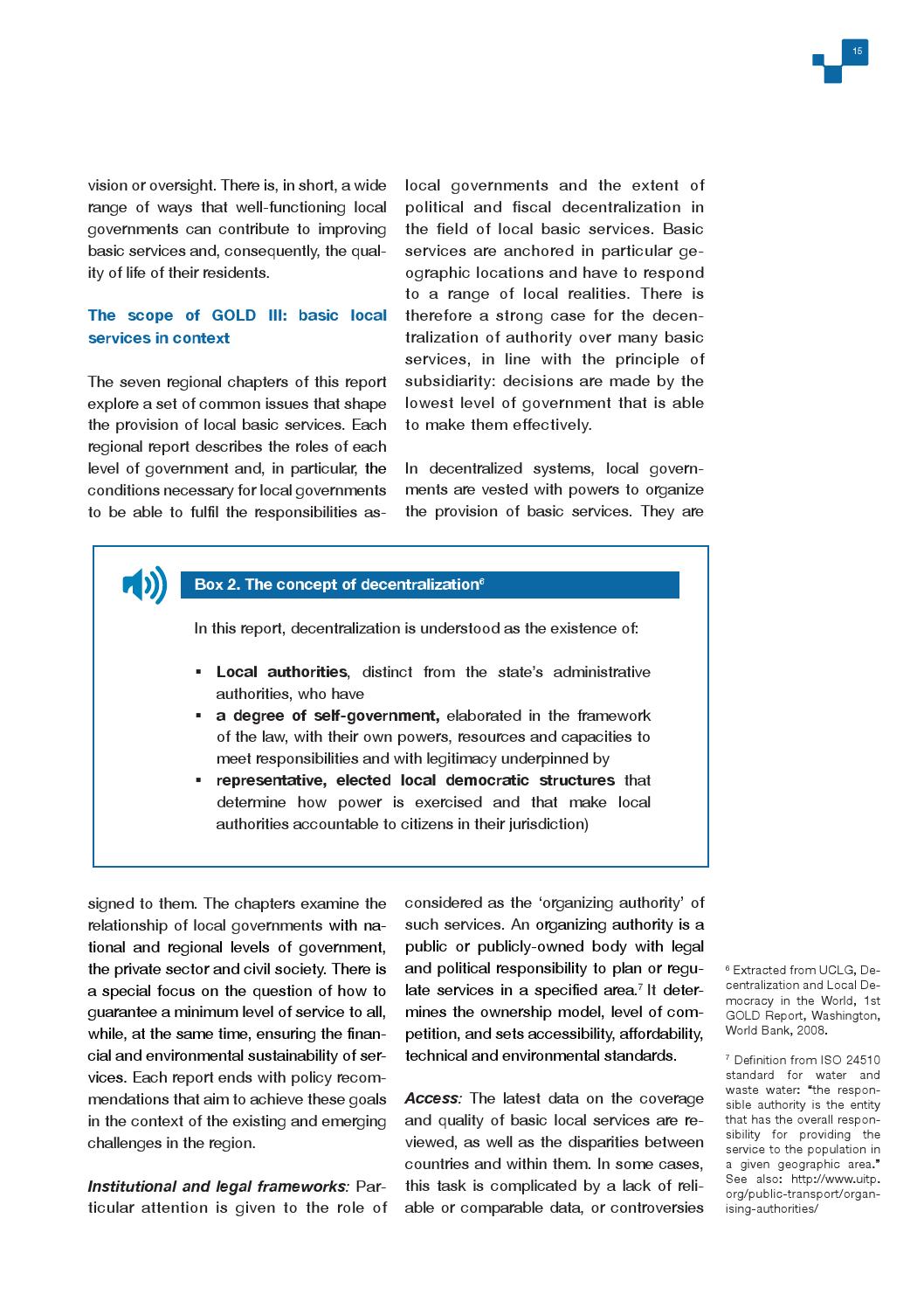 Gold Iii Basic Services For All In An Urbanizing World By Uclg Cglu Issuu