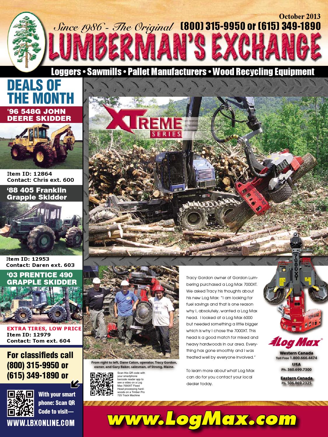 Lumberman's Exchange by Lumbermens Magazine | Quality Used Equipment Since 1986 - issuu