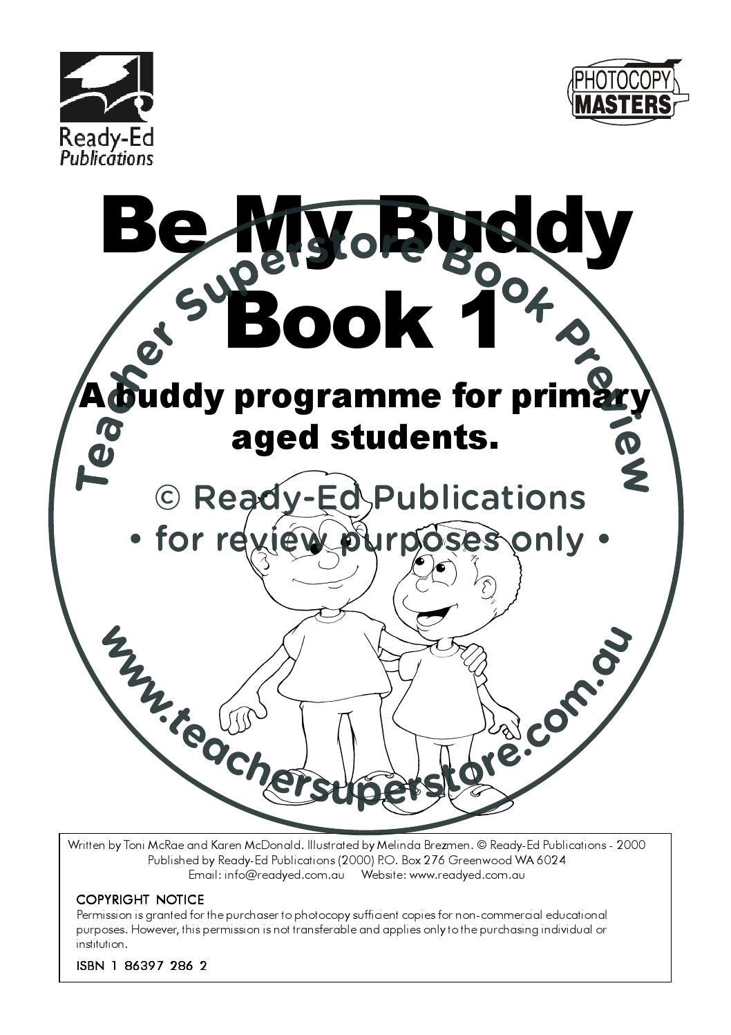 Be My Buddy Series: Book 1 by Teacher Superstore - Issuu
