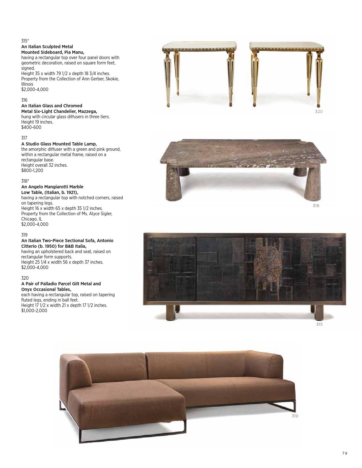 six piece sectional on Sale 278 20th Century Decorative Arts By Hindman Issuu