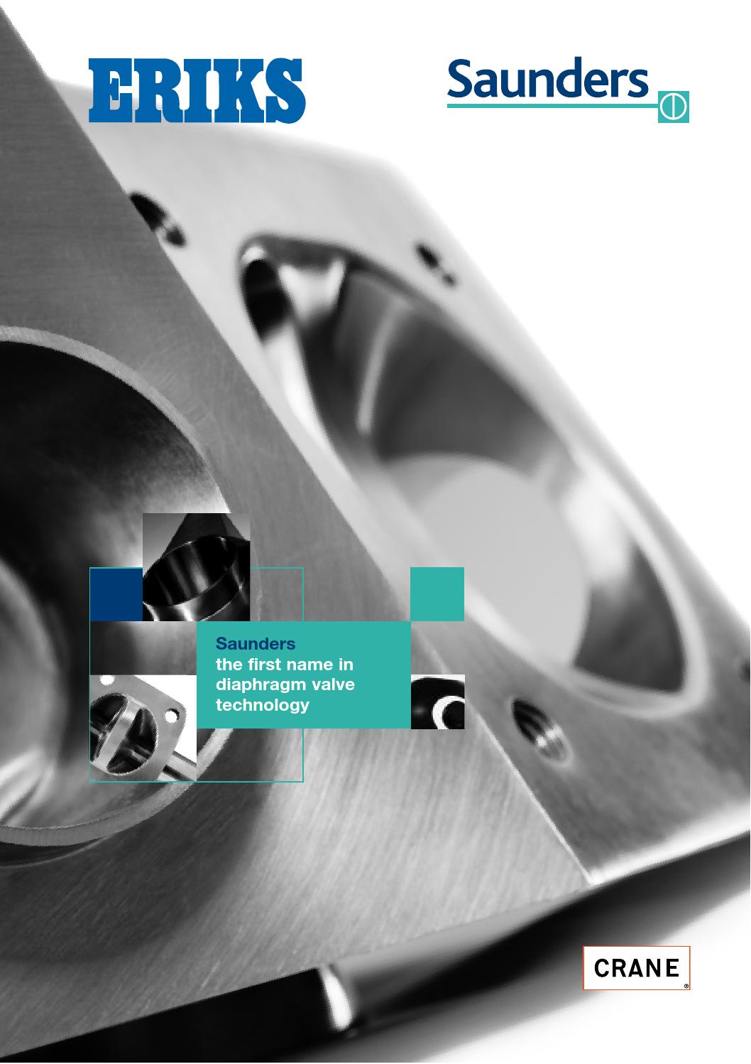 Saunders aseptic diaphragm valves by ERIKS Nederland Issuu