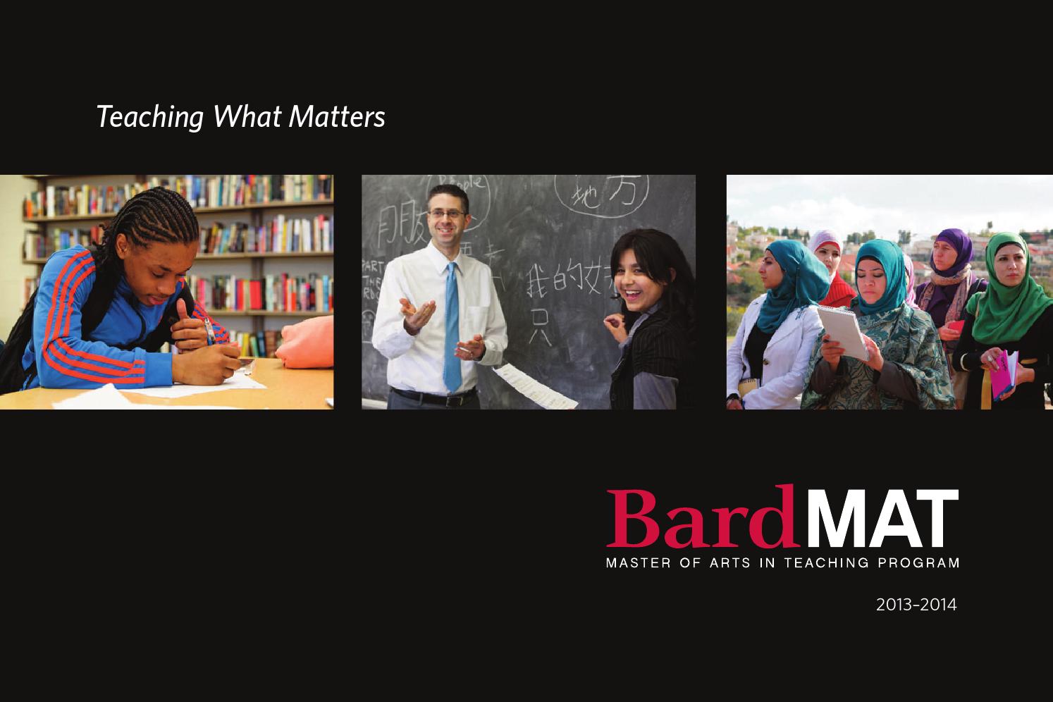 Bard MAT Catalogue 201314 by Bard College Issuu
