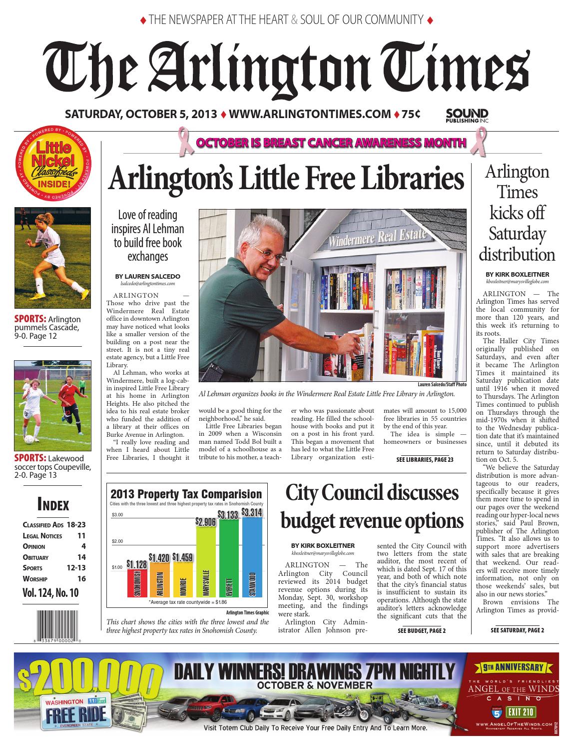 Arlington Times, October 05, 2013 by Sound Publishing Issuu